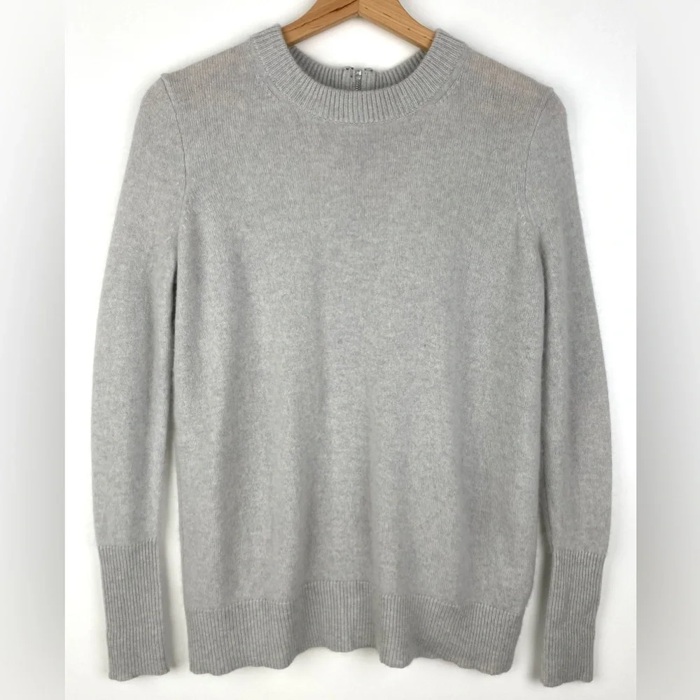 J. Crew Collection Italian Cashmere Sweater Grey